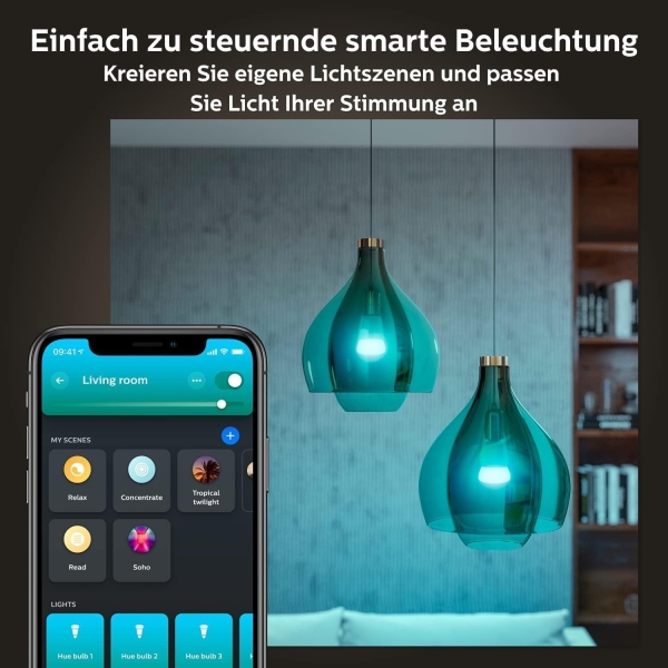 Philips Hue White & Color Ambiance E27 Doppelpack 2x806lm